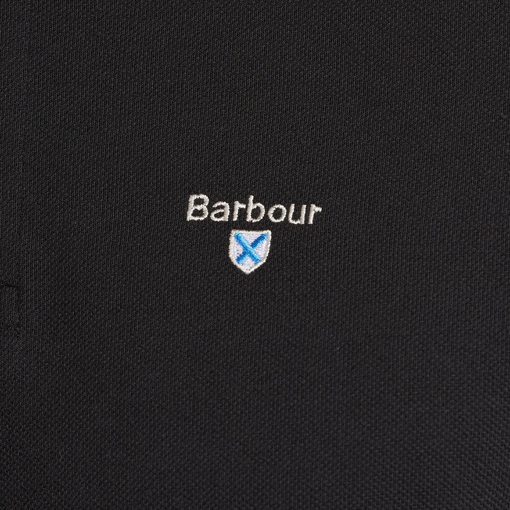 Barbour Sports Polo Shirt Black - Parasol Store