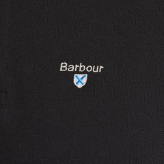 Barbour Sports Polo Shirt Black - Parasol Store