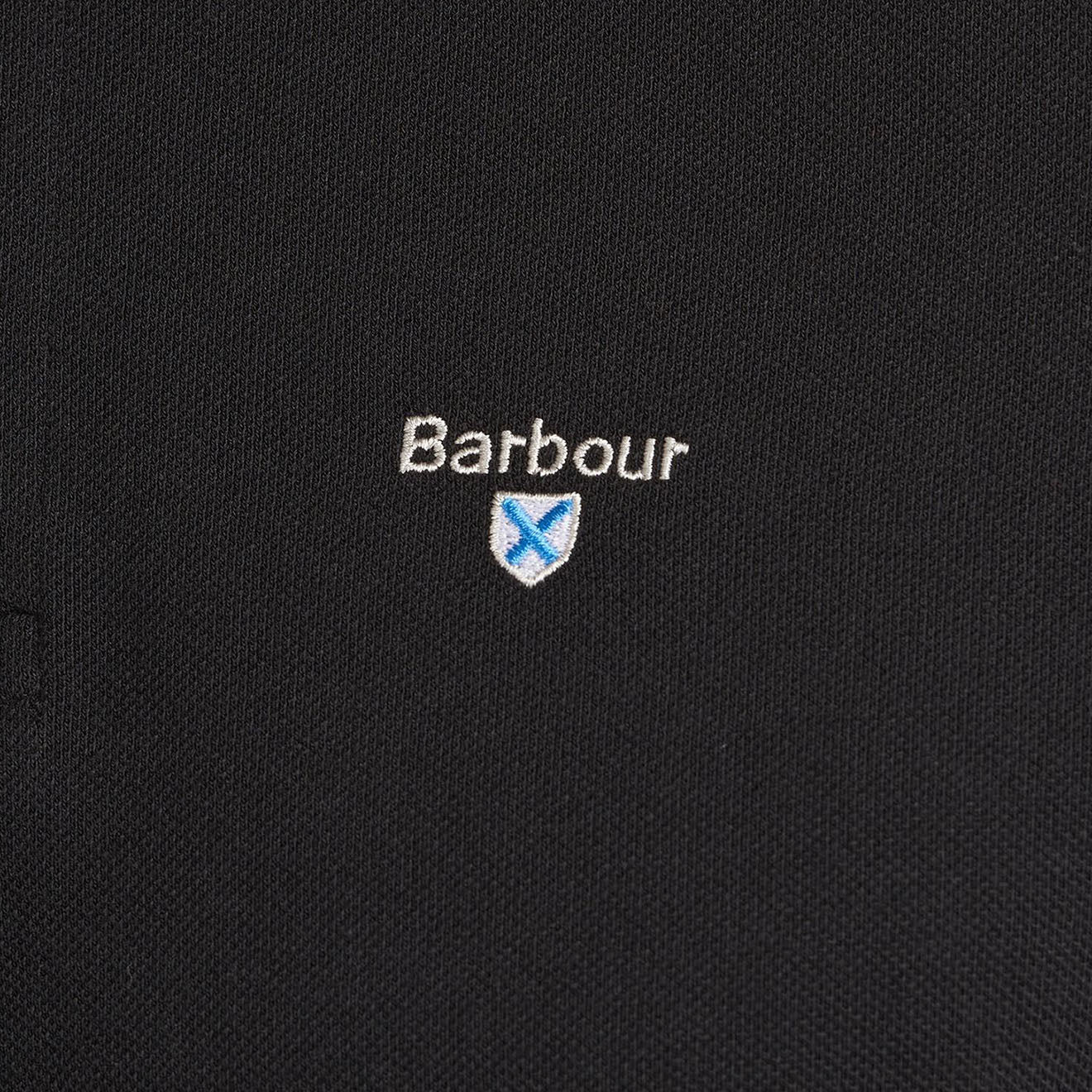 Barbour Sports Polo Shirt Black - Parasol Store