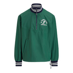Polo Ralph Lauren Ripstop Quarter-Zip Graphic Jacket Kelly Green - Parasol Store