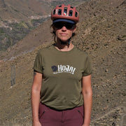 Fjallraven Womens Hoja Wool T-shirt Laurel Green - Parasol Store