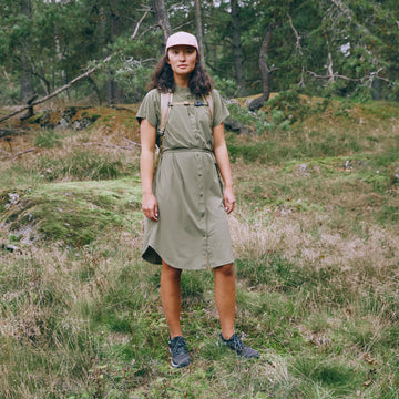 Fjallraven Womens Abisko Fjall Dress Green - Parasol Store