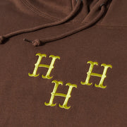 Huf Womens Hat Trick P/O Hoodie Coffee Huf