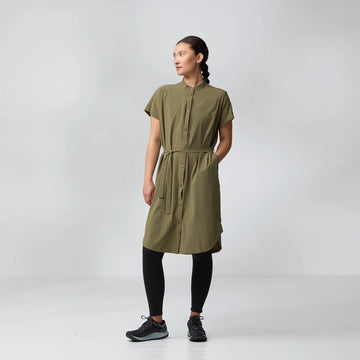 Fjallraven Womens Abisko Fjall Dress Green - Parasol Store