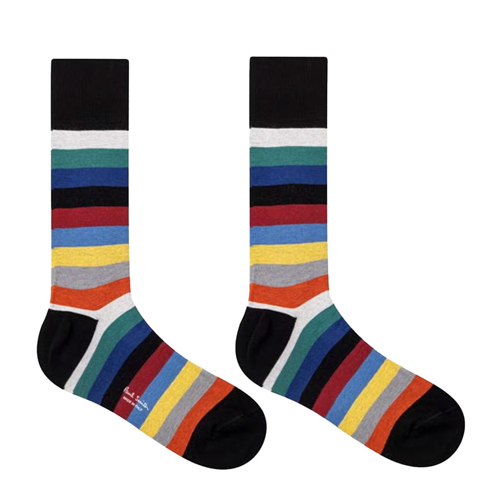 Paul Smith Sock Floyd Stripe Black - Parasol Store