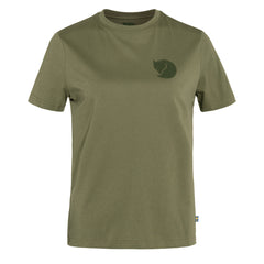 Fjallraven Womens Fox Boxy Logo T-Shirt Green Fjallraven