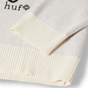 Huf Womens Bad News Crewneck Sweater Bone Huf