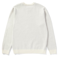 Huf Womens Bad News Crewneck Sweater Bone Huf