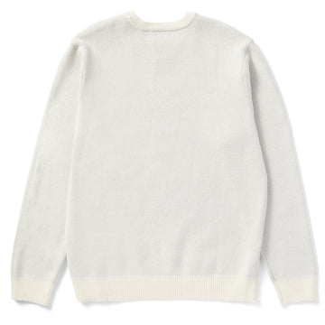 Huf Womens Bad News Crewneck Sweater Bone Huf