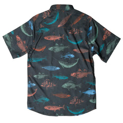 Kavu River Wrangler S/S Shirt Fish Stamp Kavu