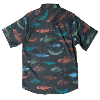 Kavu River Wrangler S/S Shirt Fish Stamp Kavu