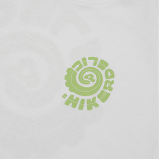 Hikerdelic Swirl SS T-Shirt - White - Parasol Store