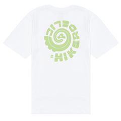 Hikerdelic Swirl SS T-Shirt - White - Parasol Store