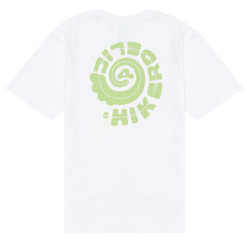 Hikerdelic Swirl SS T-Shirt - White - Parasol Store