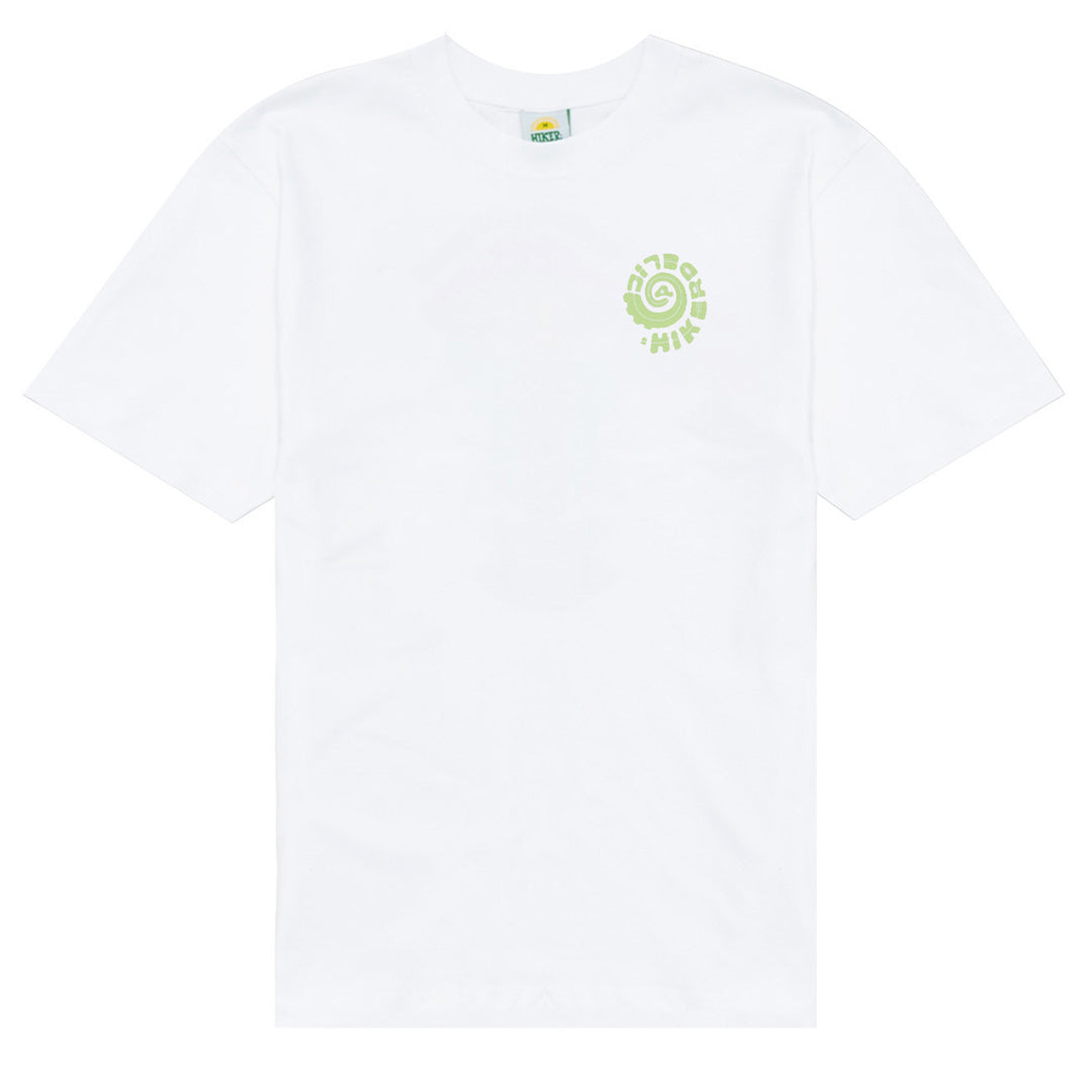 Hikerdelic Swirl SS T-Shirt - White - Parasol Store