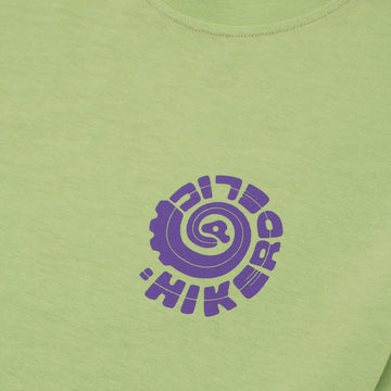 Hikerdelic Swirl SS T-Shirt - Lime - Parasol Store