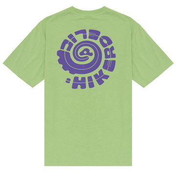 Hikerdelic Swirl SS T-Shirt - Lime - Parasol Store