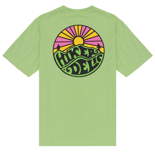 Hikerdelic Original Logo SS T-Shirt - Lime - Parasol Store