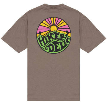 Hikerdelic Original Logo SS T-Shirt - Mushroom - Parasol Store