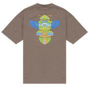Hikerdelic Bee & Bee SS T-Shirt - Mushroom - Parasol Store