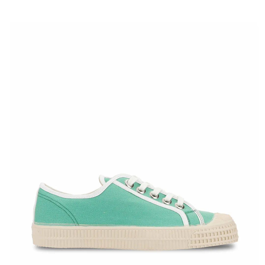 Novesta Womens Star Master Trainer Contrast Piping 50 Green 10 White / 106 Ecru Novesta