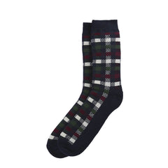 Barbour Barney Boot Sock Navy / Red Green Mix
