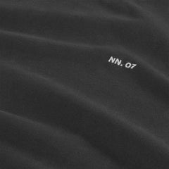 NN07 Adam Casual Logo Pima T-shirt Black - Parasol Store