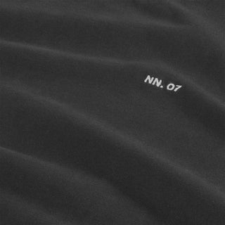 NN07 Adam Casual Logo Pima T-shirt Black - Parasol Store