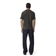 NN07 Adam Casual Logo Pima T-shirt Dark Army - Parasol Store