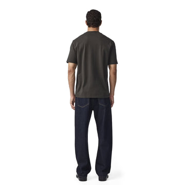 NN07 Adam Casual Logo Pima T-shirt Dark Army - Parasol Store