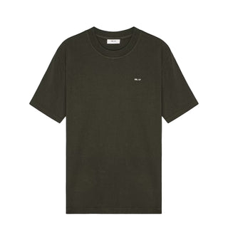 NN07 Adam Casual Logo Pima T-shirt Dark Army