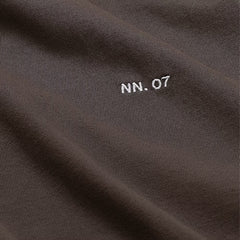 NN07 Adam Casual Logo Pima T-shirt Demitasse - Parasol Store