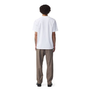 NN07 Adam Casual Logo Pima T-shirt White