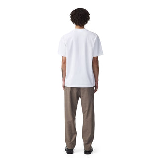NN07 Adam Casual Logo Pima T-shirt White