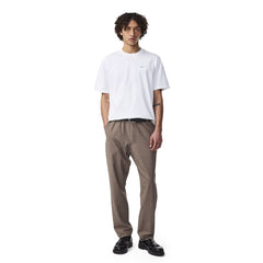NN07 Adam Casual Logo Pima T-shirt White - Parasol Store