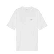 NN07 Adam Casual Logo Pima T-shirt White