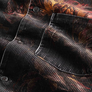 NN07 Blaze Corduroy Jacket Multi Colour Print