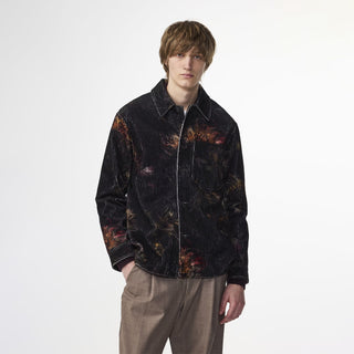 NN07 Blaze Corduroy Jacket Multi Colour Print