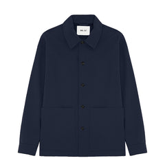 NN07 Blaze Overshirt Navy Blue