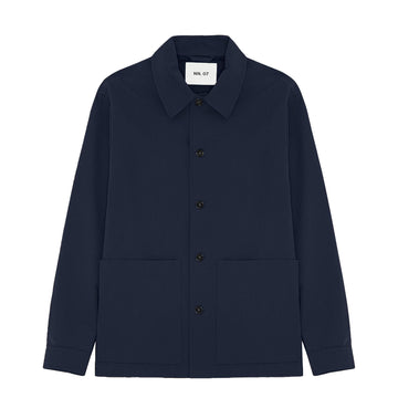 NN07 Blaze Overshirt Navy Blue