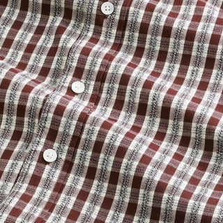 NN07 Colby Mouline Shirt Wine Check