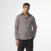 NN07 Colby Mouline Shirt Wine Check