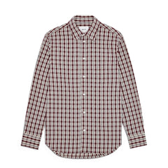 NN07 Colby Mouline Shirt Wine Check - Parasol Store