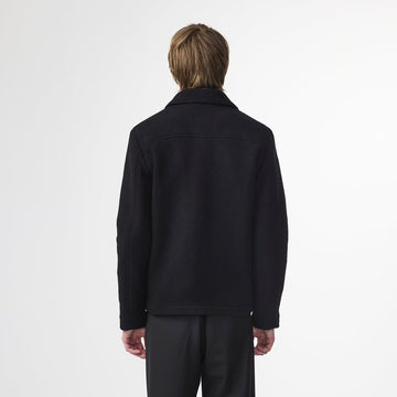 NN07 Gael Jacquard Jacket Black - Parasol Store