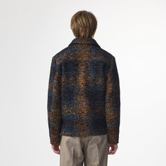 NN07 Gael Jacquard Jacket Blue Multi - Parasol Store