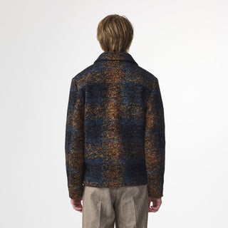 NN07 Gael Jacquard Jacket Blue Multi