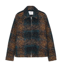 NN07 Gael Jacquard Jacket Blue Multi - Parasol Store