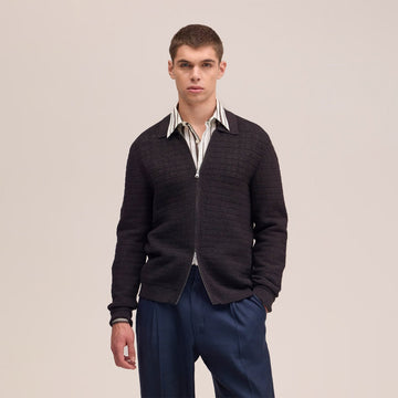 NN07 Gustav Sweater Deep Truffle - Parasol Store