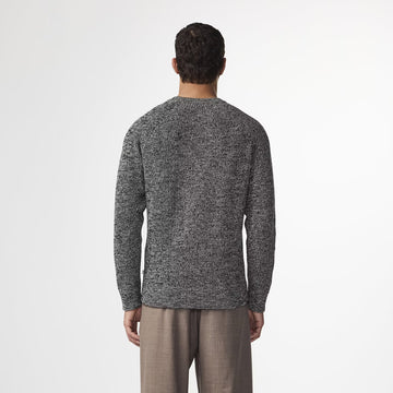 NN07 Jacobo Knitted Sweater Black Multi - Parasol Store