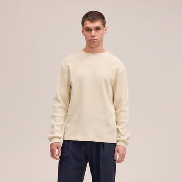 NN07 Jett L/S Tee Ivory - Parasol Store